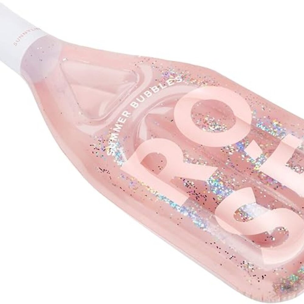 NIB Sunny Life Rose Champagne Pool Floatie